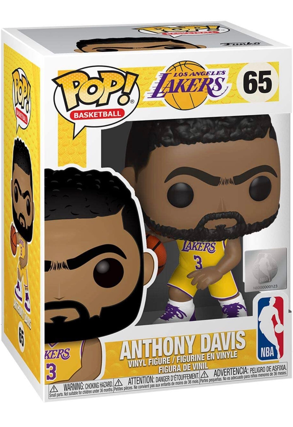 FUNKO POP!BASKETBALL #65 LOS ANGELES LAKERS ANTHONY DAVIS