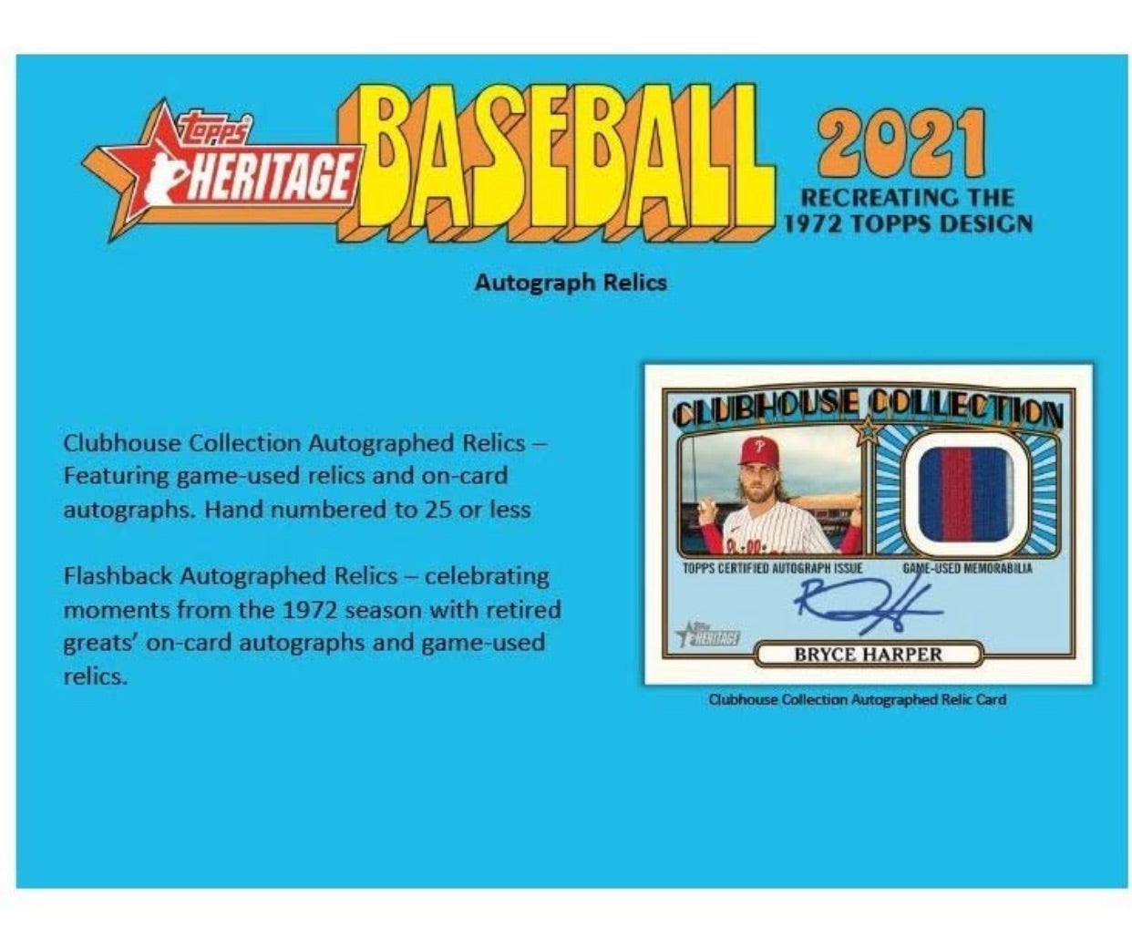 Topps 2021 Heritage Baseball Hanger Pack