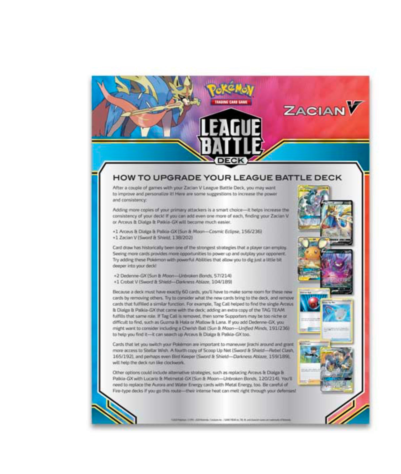 Pokémon TCG: Zacian V League Battle Deck