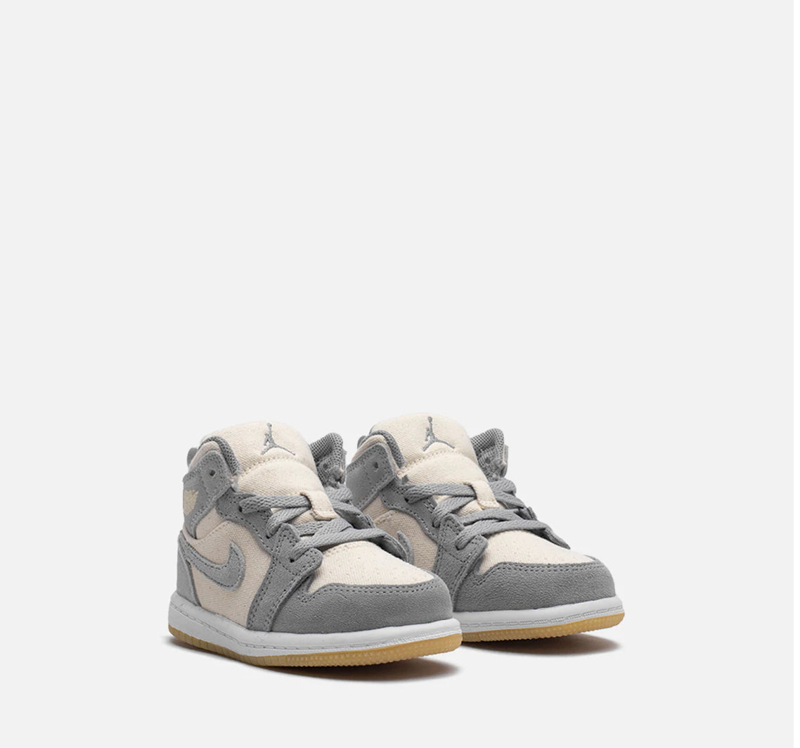 AIR JORDAN 1 MID SE (TD) - COCONUT MILK