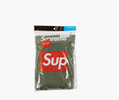 Supreme X Hanes Boxer Briefs | Army Green