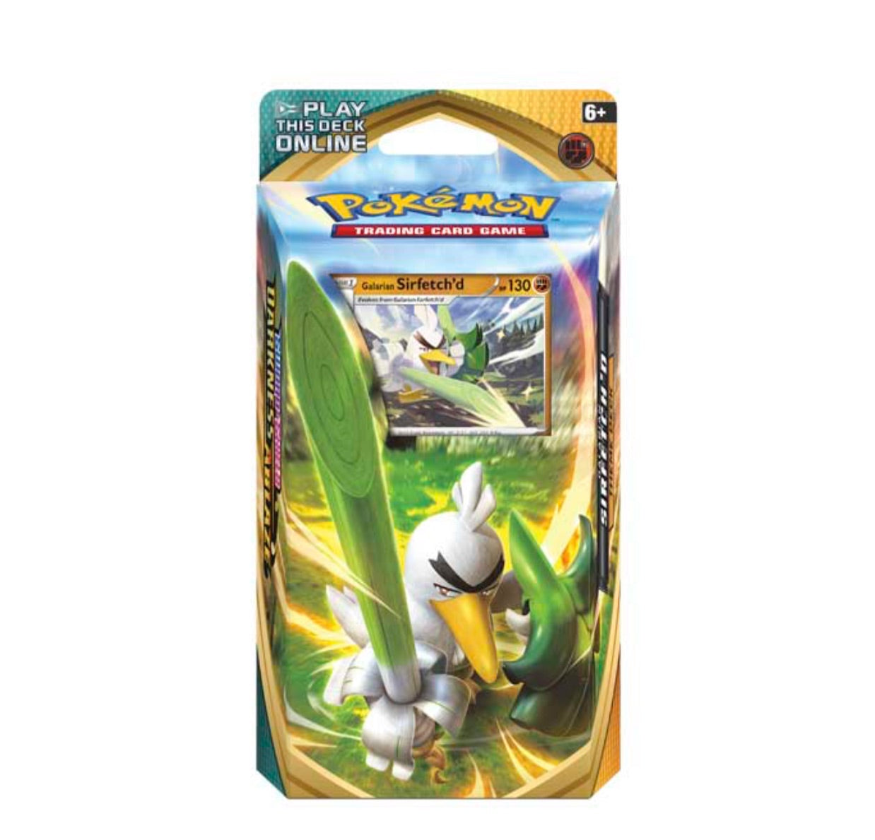 Pokémon TCG: Sword & Shield-Darkness Ablaze Galarian Sirfetch'd Theme Deck