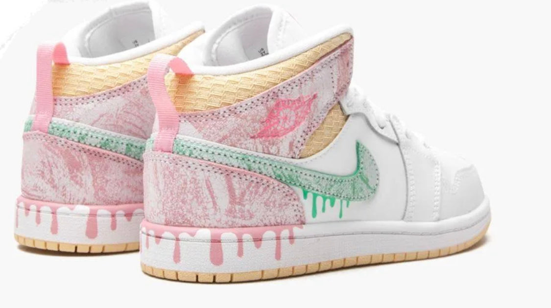 AIR JORDAN 1 MID SE PS "Ice Cream"