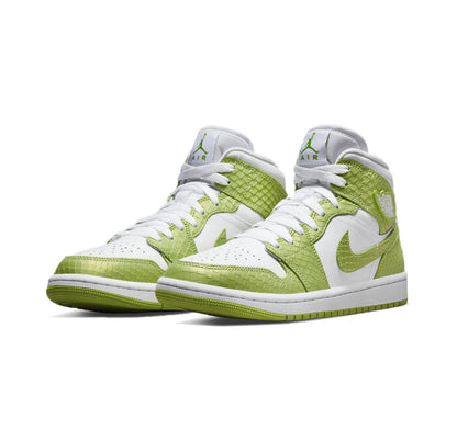 WMNS AIR JORDAN 1 MID SE "GREEN PYTHON"