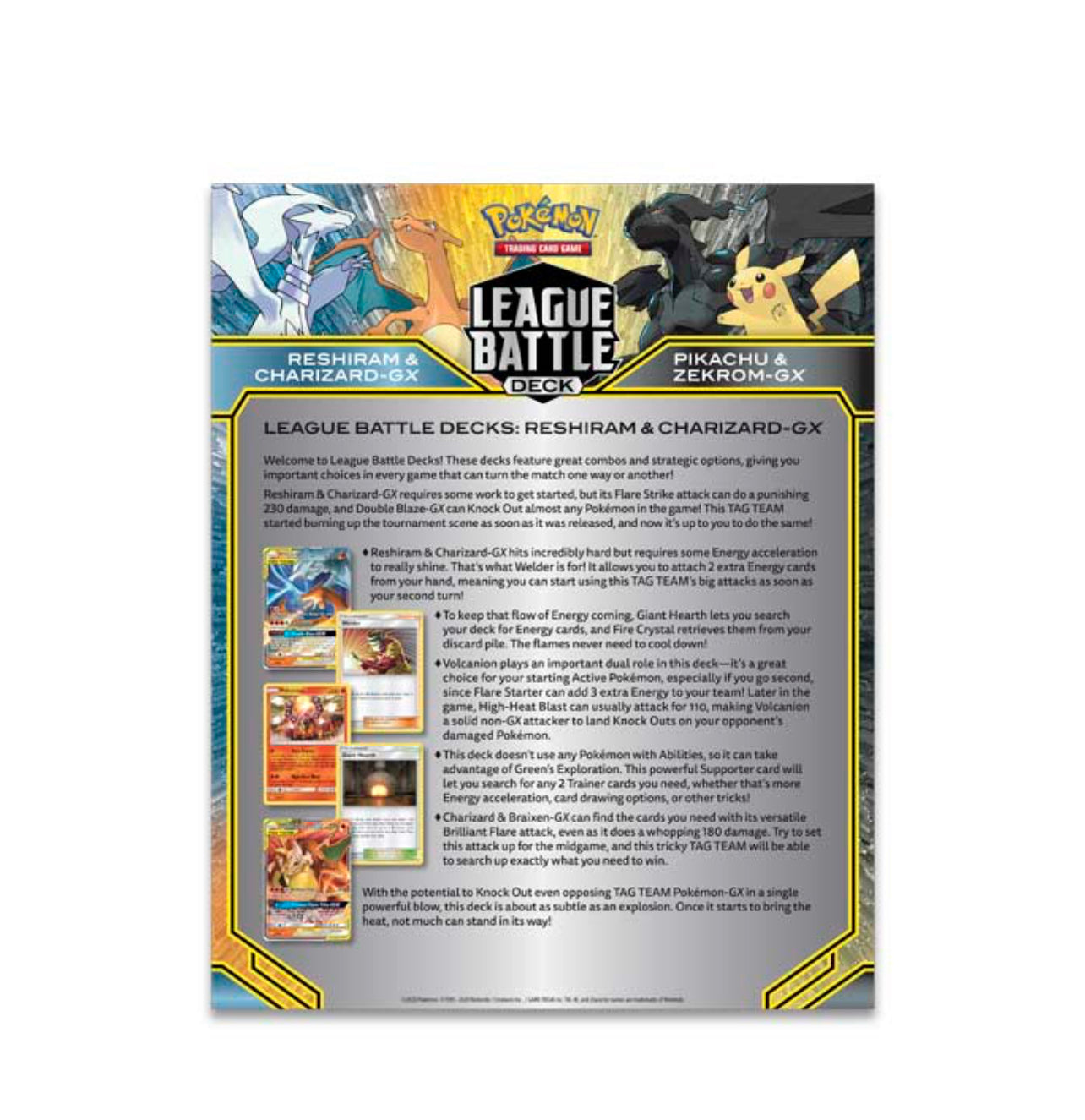Pokémon TCG: Reshiram & Charizard-GX League Battle Deck
