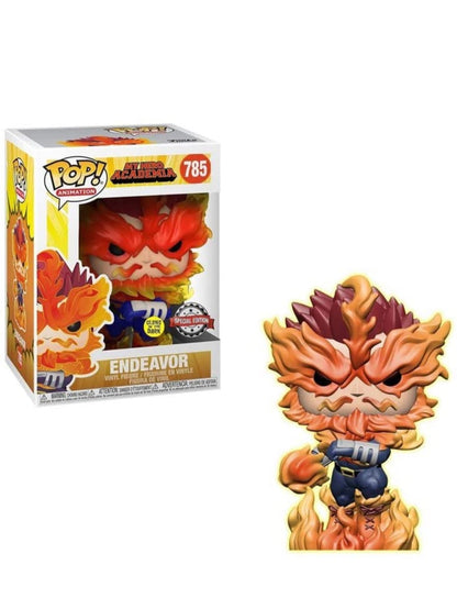 Funko Pop! Animation: My Hero Academia - Endeavor (Glow in The Dark), Amazon Exclusive #785