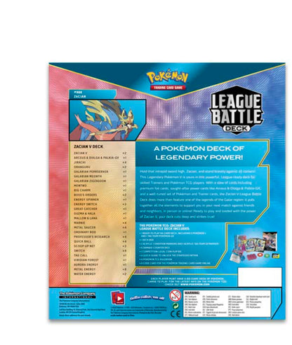 Pokémon TCG: Zacian V League Battle Deck