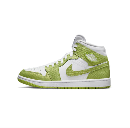 WMNS AIR JORDAN 1 MID SE "GREEN PYTHON"